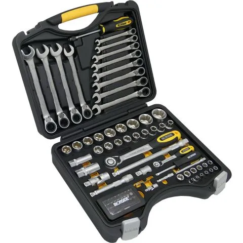 Nyhet 748667 Ironside Hylsnyckelsats 1/4" & 1/2", 90 delar