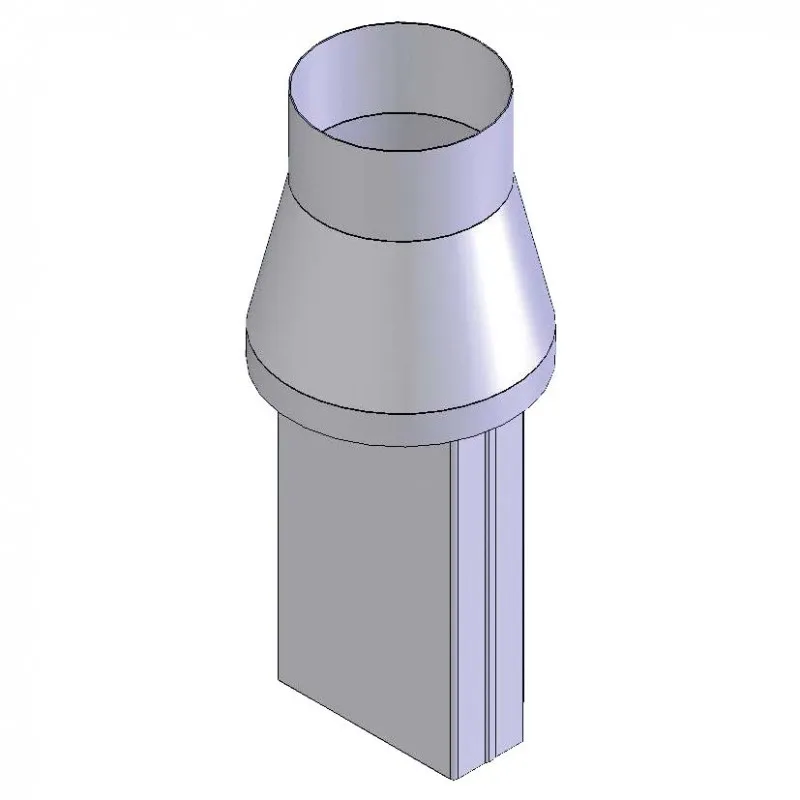 Skorstensanslutning Hotbox Adapter Outlet