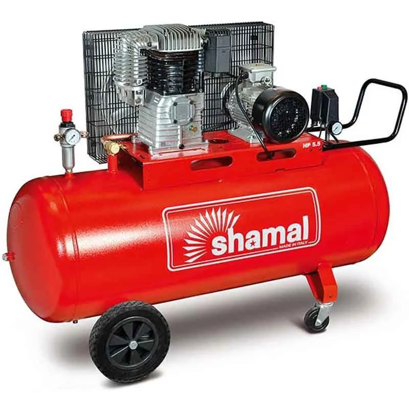 Kompressor 5,5hk 150 liter tank 3-fas Shamal Erbjudande
