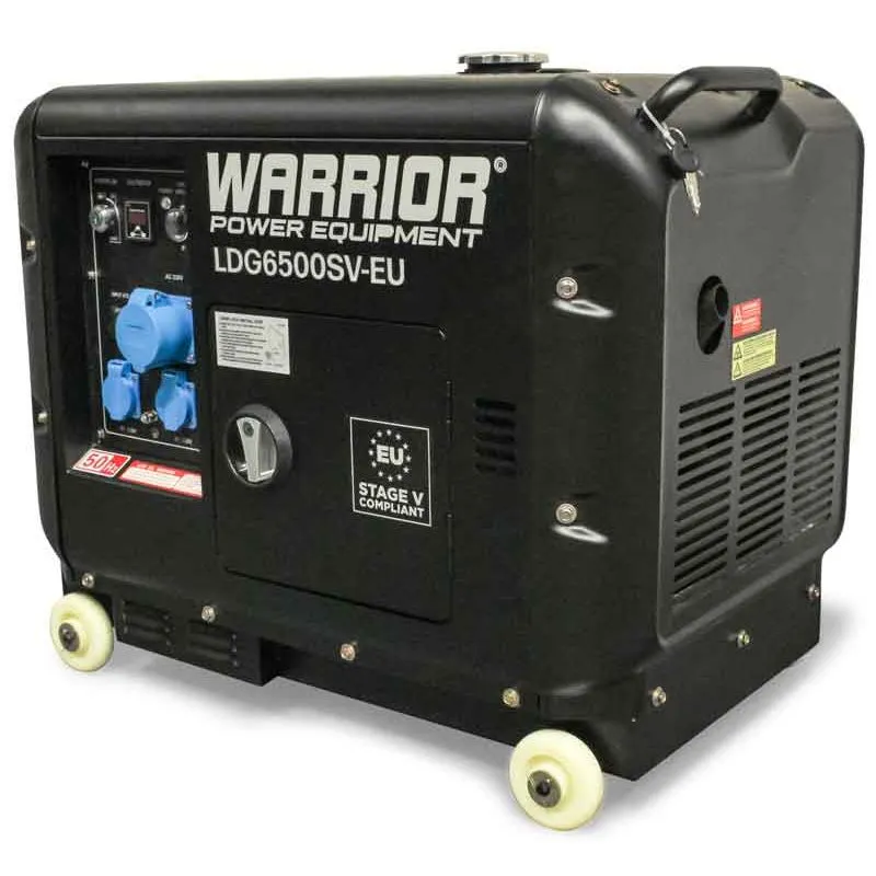 Lägg i varukorgen Dieselelverk 5500 Watt ATS 1-fas Warrior