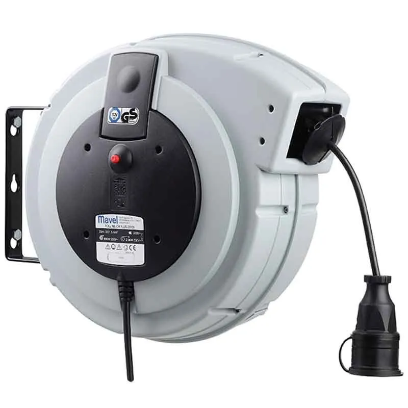 Elkabelvinda 230 V 20m 3X2,5 mm 1600/3500 W gummikabel Kampanj
