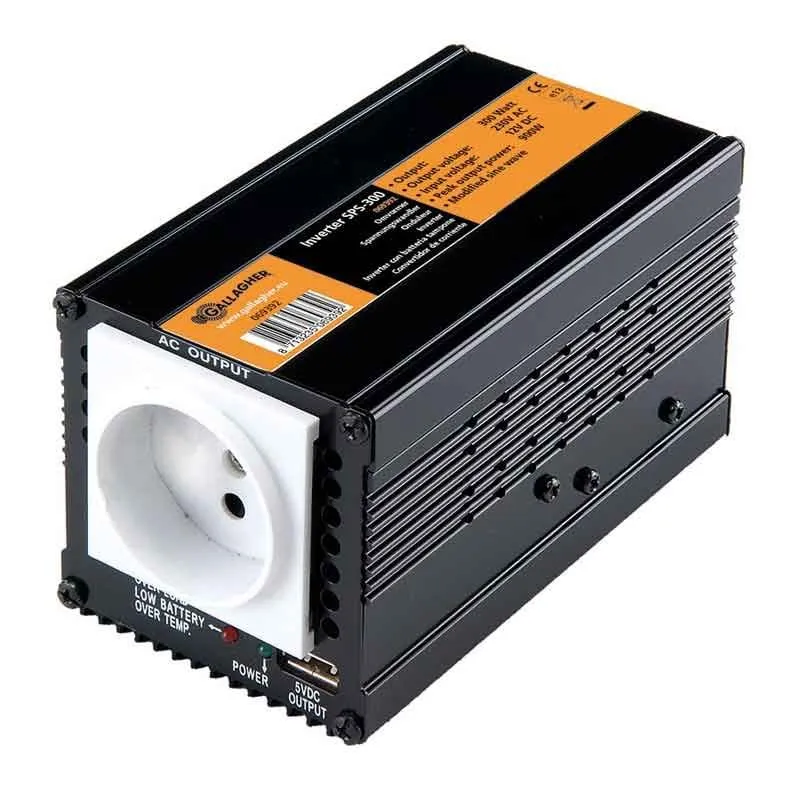Omvandlare 12V/230V (Permanent sol/12V) Gallagher Kampanjpris
