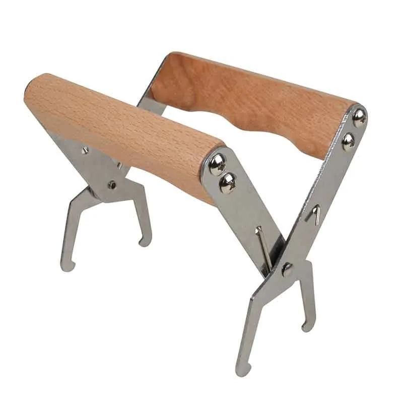Ramlyftare/kaktång bredd ergonomisk rostfri/trä Billig
