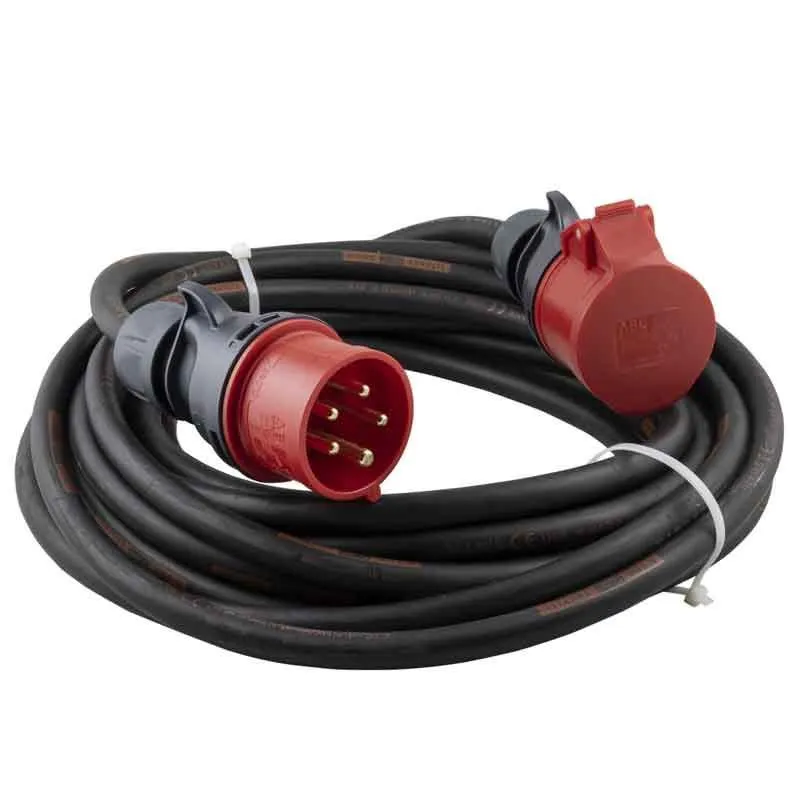 Erbjudandepris Motorkabel 25 meter, 16 Ampere, 3-fas Skarvsladd Titanex