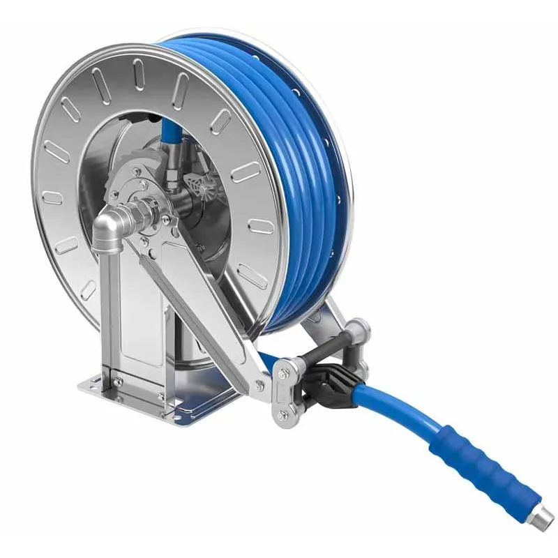 Billigare Slangupprullare rostfri 400 bar 10 mm. 20 meter Faicom