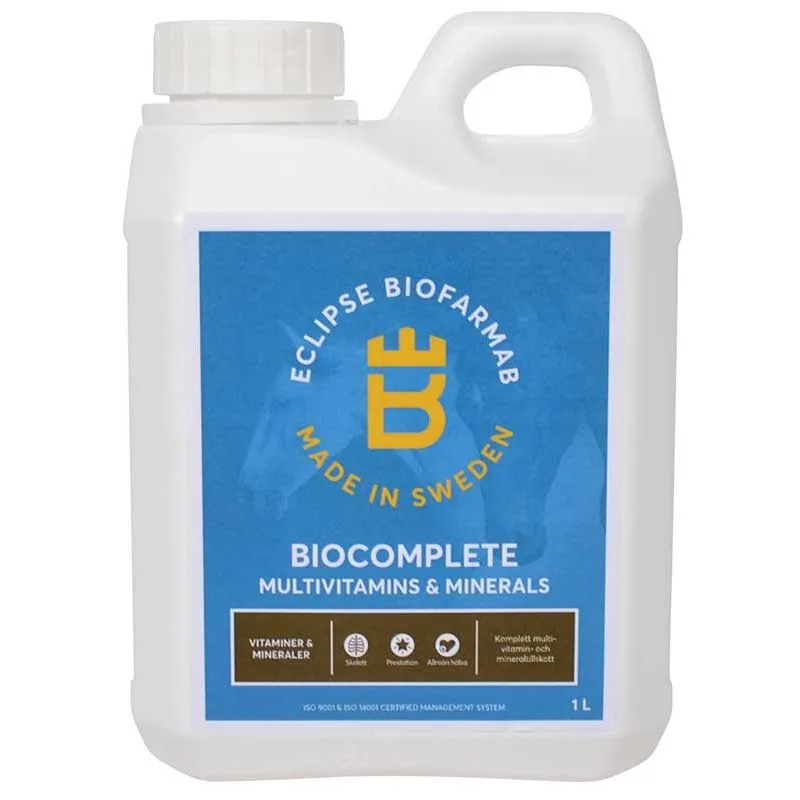 Begränsat antal BioComplete 1 liter Eclipse Biofarmab