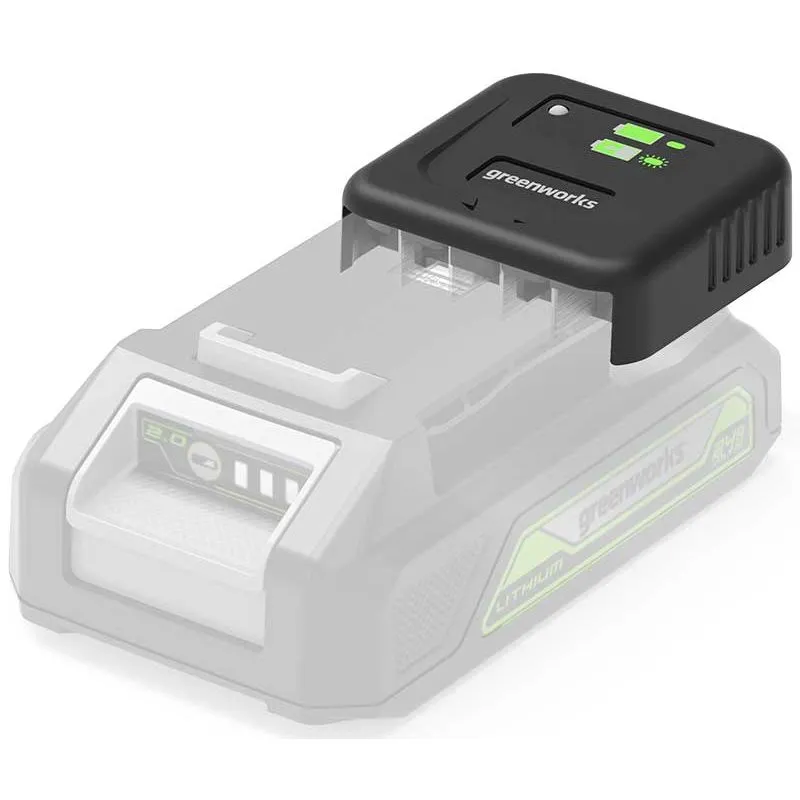 Mikroladdare till Greenworks 24 volts batterier G24MC Utförsäljning