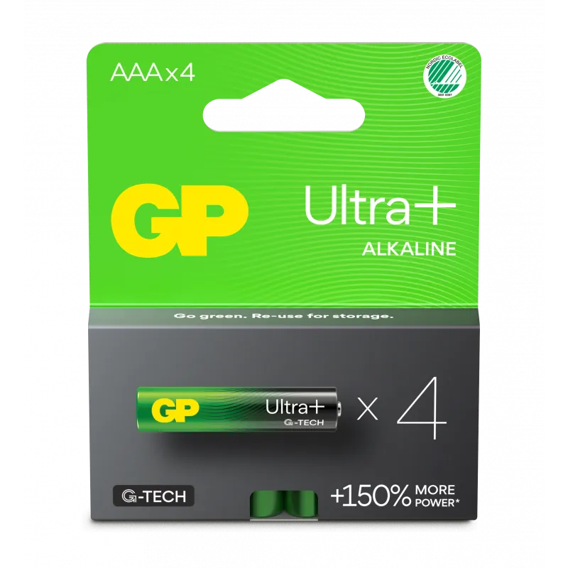 Batteri gp aaa/4-pack blister Trygg betalning
