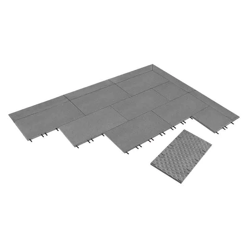 Extra rabatt Komfortex Elastic Slab 500x500x40 mm GRÅ