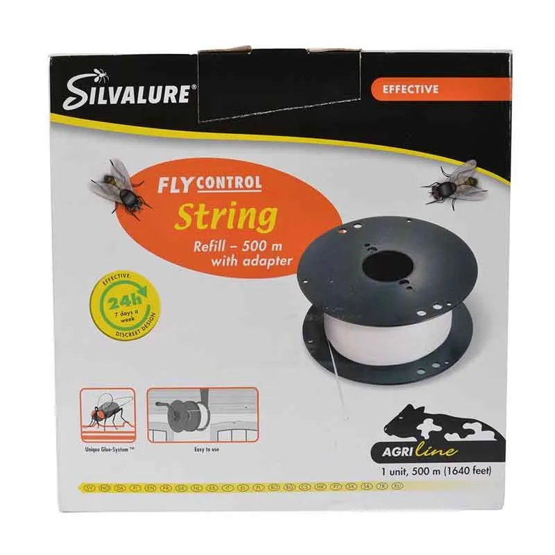 Rabatter Refill Flugband 500 m/rulle Silvalure