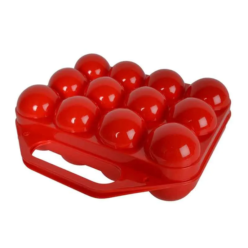 Fynd Ägghållare 12 ägg höns röd