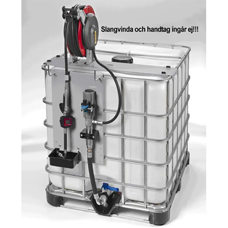 Komplett pumputrustning för 1000liters container består av DP4117, Sista chansen
